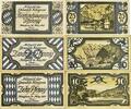 Deutschland, Deutsches Reich 10, 20, 25 Pfennig 3 x Notgeldschein, Notgeld der Gemeinde Königssee, Thüringen -
