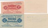 Deutsches Reich Deutschland 10, 25 Pfennig Notgeld, Stadt Lobenstein Thüringen -