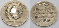 Deutschland Weimarer Republik 3. Reich Medaille, Abzeichen, Ehrenzeichen NSDAP Abzeichen Hitler mit Hindenburg, Für ein freies geeintes und stolzes DE -