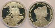 Deutschland Moderne Große Medaille Das Rheingold v.Wagner vergoldet -