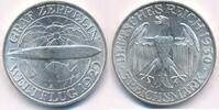 Deutschland Weimarer Republik 3 Reichsmark Mark Weltflug Graf Zeppelin -