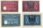 Deutschland, Deutsches Reich 10,25 Pfennig 2 x Notgeldschein, Stadt Arnstadt -