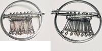 Silberschmuck 925er Silber Kaija Aarikka FINNLAND Sterling Silber Brosche -