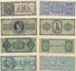 Griechenland Lot 10-25-500-1000 Drachmai aus den Jahren 1942/44 -