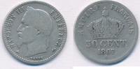 Frankreich 50 Centimes Napoleon III., Paris ( A ) -