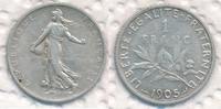 Frankreich 1 Francs Semeuse -