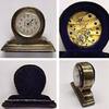 Tischuhr Zylinderuhr Uhr Gehäuse 925er Silber England -