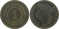 Straits Settlements, 1 Cent, -