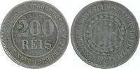 Brasilien, 200 Reis, Republik, *501* -