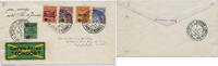 Briefmarken Brasilien 1930 Condor MiF C 12-15 Satz Brief Porto Alegre Frankreich / 1270  12-15  n. Chr. 