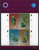Briefmarken Thailand Vogelfiguren Kunsthandwerk Crafts Birds Block 214 B Imperf MNH -