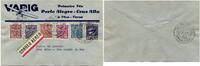 Briefmarken Brasilien 1932 FFC Erstflugbrief Varig 20.10.32 Porto Alegre Cruz Alta /  1282 