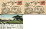 Briefmarken 8.2.1910 Tonga 1906 Bildpostkarte in Farbe Ganzsache Residen... 97.22 US$  +  9.31 US$ shipping