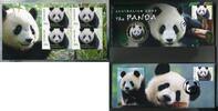 Briefmarken 2012 Australien Panda Tiere Block 159 I Medaillenbriefe Fold... 92.56 US$  +  9.31 US$ shipping