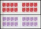  1993-1994 Briefmarken Neukaledonien 1993-1994 Dauer Kagu selbstklebend Markenhefte 957 + 990 MNH / 170 