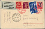  2511 Briefmarken Zeppelin 1929 Schweiz Zürich Dübendorf Ganzsache St. Gallen Si 46 / 