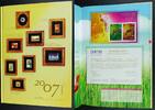 Briefmarken 2007 Hongkong Prestige Annual Stamp Album Jahrbuch Gebunden mit Schuber