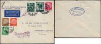 Briefmarken Dt. Reich Nachbringeflug Dampfer Europa Scharbeutz Timmendorfer Strand/730 -