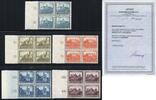 Briefmarken 478 Rand Dt. Reich 1932 Nothilfe 474- Blocks/4 Luxus Fotoattest Schlegel BPP / 8 -