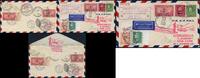 Briefmarken Katapult Dt Reich Dampfer Europa Hin- und Rückflug MiF USA Catapult / 657 -