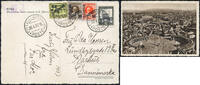 Briefmarken Ansichtskarte Vatikan Porto 4-6/Aufdrucke MiF Aarhus Dänemark RAR / 900 -