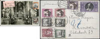 Briefmarken Ansichtskarte Vatikan Reko- Petersdom Mischfrankatur nach Hannover / 889 -