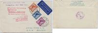 Briefmarken Katapult 1931 Dt. Reich Brief Seepost Nachbringeflug USA 74 c Catapult / -