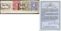 Briefmarken Dt. Seepost Aus Westafrika mit Hamburger Dampfer Briefstück Attest BPP / 2 -