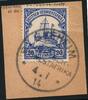 Briefmarken DSWA Michel 27 ° Seeheim 4/1/14 Briefstück/Postanweisung / 187 -