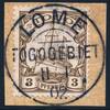 Briefmarken Togo Michel 7 Briefstück Luxus Lome 11.1.02 / 22 -