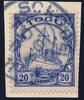 Briefmarken Togo Michel 10 Kaiseryacht ° Sokode Briefstück Einwandfrei / 34 -