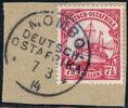 Briefmarken DOA Briefstück ° Mombo 7/3/14 Luxus Michel 32 Kaiseryacht / 277 -