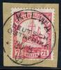 Briefmarken DOA Briefstück ° Kilwa 20/8/09 Luxus Michel 32 Kaiseryacht / 284 -