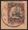 Briefmarken DSWA Michel 18 ° Gobabis 4/1/14 Postanweisungsabschnitt / 193 -