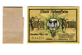 Baden, 6x 50 Pf 1.4.1921, Schopfheim - Stadt, UNC