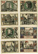 Schwarzburg-Sondershausen 6x 10, 6x 25, 6x 50 Pf 1921, Arnstadt - Stadt, UNC (14x), UNC-(3x), vz-UNC (1x)