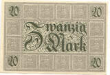 Württemberg, 20 Mark 11.1918, Geislingen an der Steige - Amtskörperschaft, ungelocht, UNC