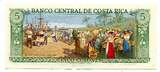 Costa Rica, 5 Colones 1982, Geldschein, Banknote, UNC-