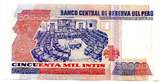 Peru, 50.000 Intis 1988, Geldschein, Banknote, UNC