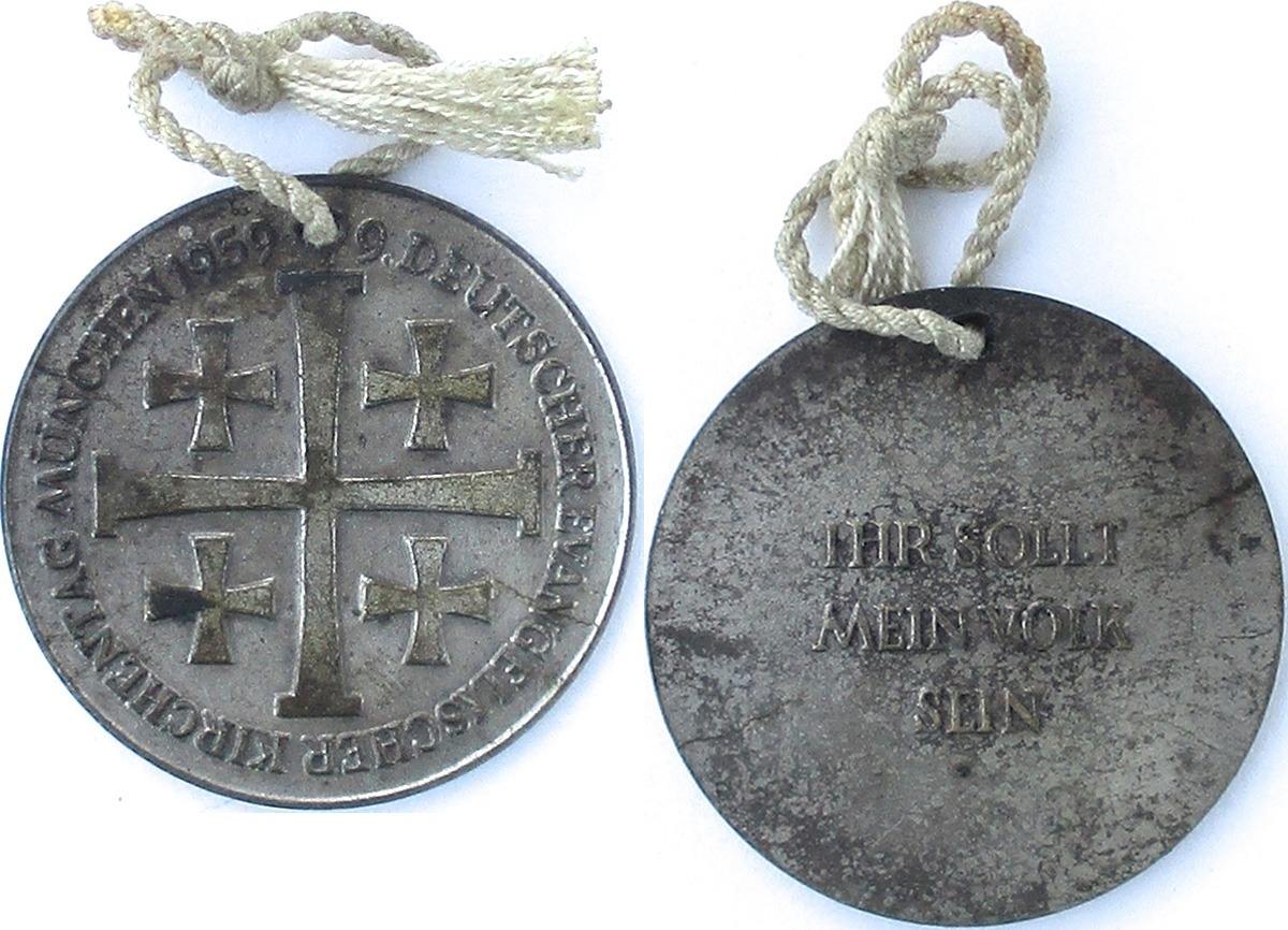 Munchen Versilb Ae Medaille 1959 9 Deutsche Evangelische Kirchentag Schrotlingsrisse Aef Ma Shops