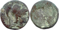 Thrakien, Makedonien, Pamphylien Bronze Kopf d. Athene n. r.//auf Rv erscheint Av-Bild negativ -
