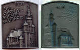Buderus-Jahresgabe, Gußplakette v. Karl Ludwig Böke Nikolaikirche zu Leipzig, -