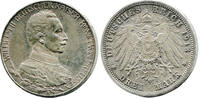 Preußen, 3 Mark 25jähr. Regierungsjubiläum Wilhelm II., 1888-1918, -