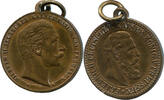 Deutsches Reich: Kaiserreich, Medaille v. Lauer Wilhelm II. (1888-1918) und Friedrich III. (1888), -