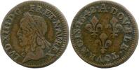 Double tournois 1642 A (Paris), Frankreich, Ludwig XIII., 1610-1614-1643, ss