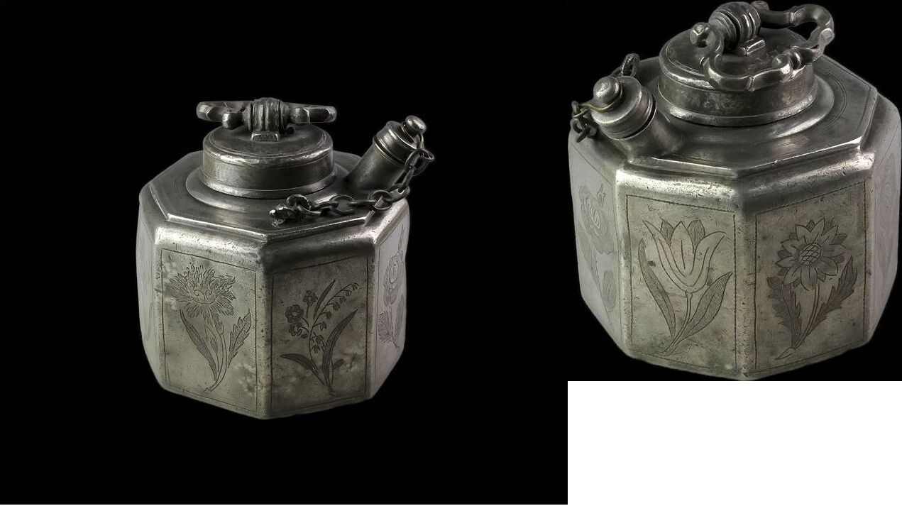 Medieval & later artifacts Rare 17th Century German Pewter 