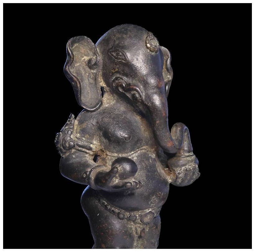 Asian art High quality bronze figure of Ganesha, Java, c. 10th.-12th ...
