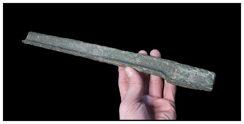 Ancient art XXL Ancient bronze Chisel gouge and armring, 3rd.-2nd. mill ...