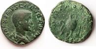 Ancient coins Roman Empire, Scarce Maximus bronze sesterz / Sestertius -