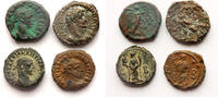 Ancient coins Roman Egypt, Alexandria, four choice billon tetradrachms -